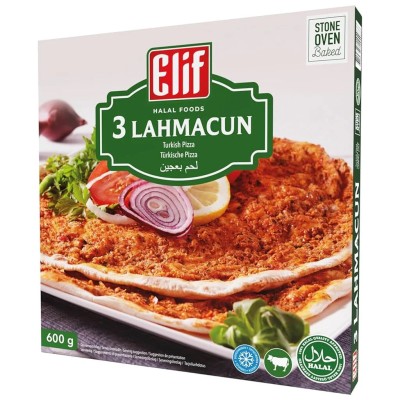 Elif 3 Turkish Pizza ( 3 Lahmacun ) 540gram