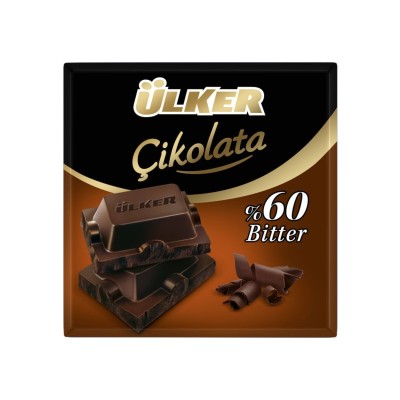 ULKER SQUARE DARK CHO. 60% 60 GR