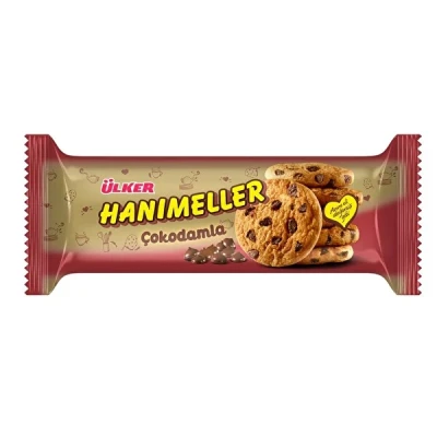 ULKER HANIMELLER  CHOC.DROP BISCUIT 82G