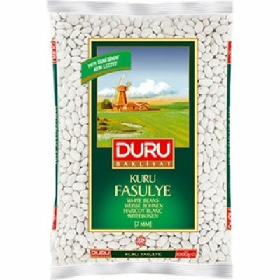 Duru Dry White Beans 7 Mm (Kuru Fasulye) 1kg