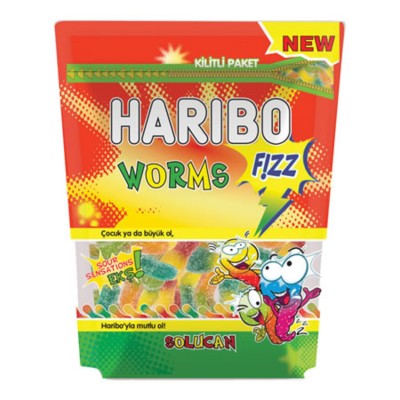 HARIBO WORMS (HALAL) 80 GR
