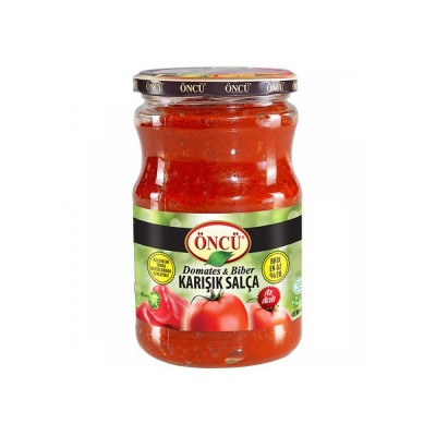 ONCU MIXED TOMATO &amp; PEPPER PASTE 370 GR