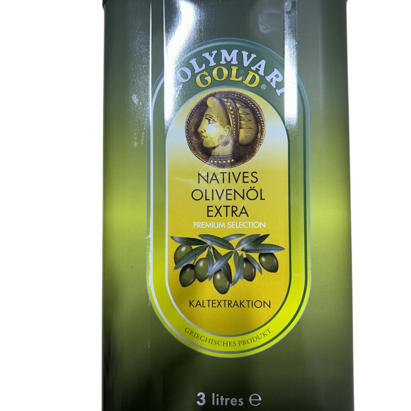 Kolymvari Gold Extra Virgin Olive Oil Tin 3 litres