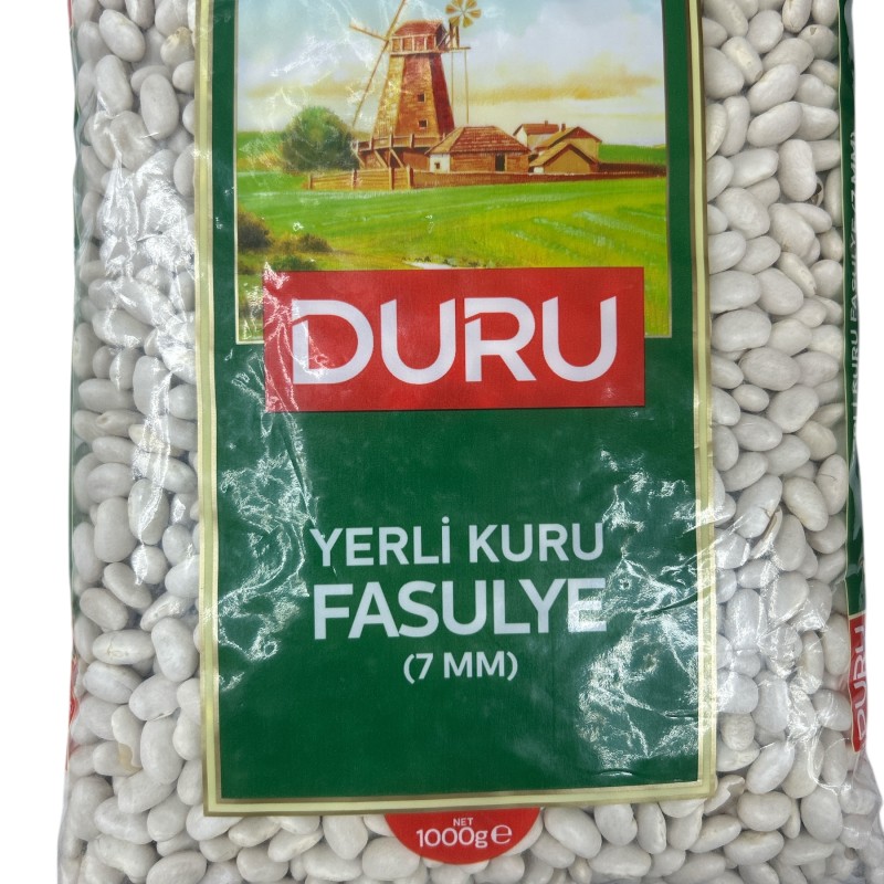 Duru Dry White Beans 7 Mm (Kuru Fasulye) 1kg