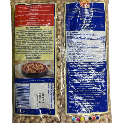 Duru Kocbasi Nohut (Chickpeas) 8 Mm 1 Kg