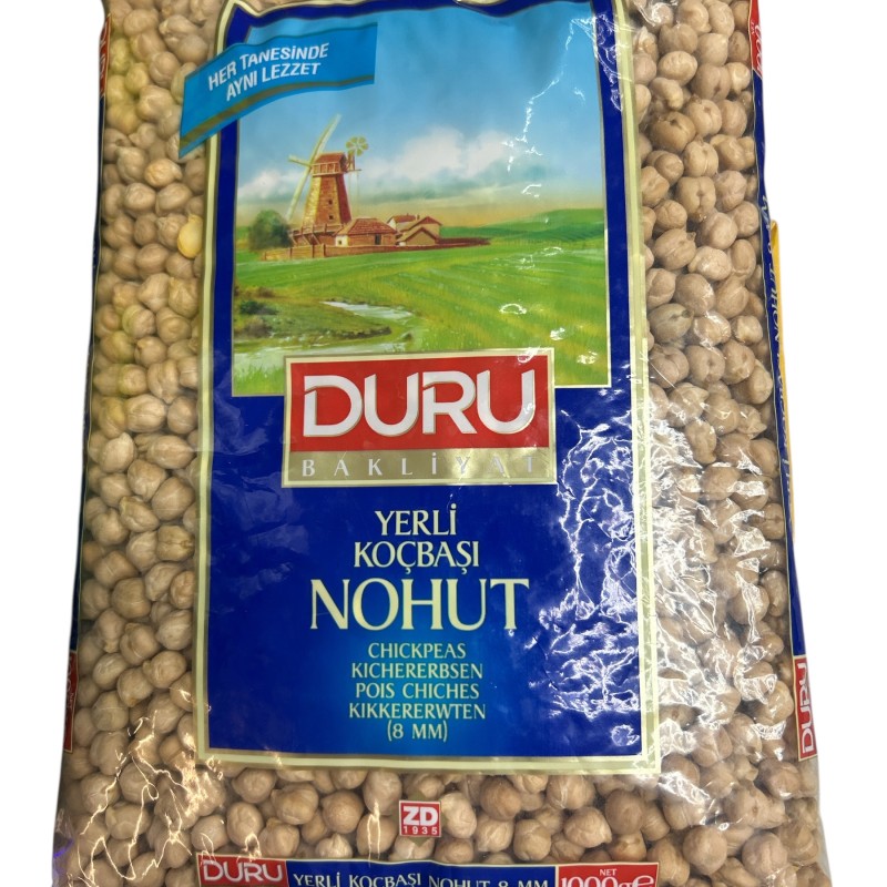 Duru Kocbasi Nohut (Chickpeas) 8 Mm 1 Kg