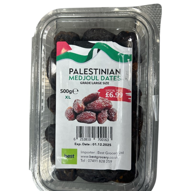 Palestinian Medjoul Dates Grade Large Xl (Filistin Hurmasi) 500 Grams