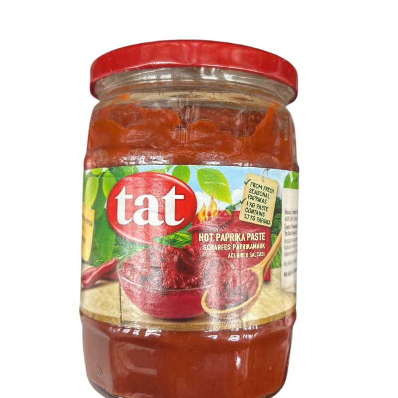 Tat HotPepper Paste ( Aci Biber Salcasi) 550g
