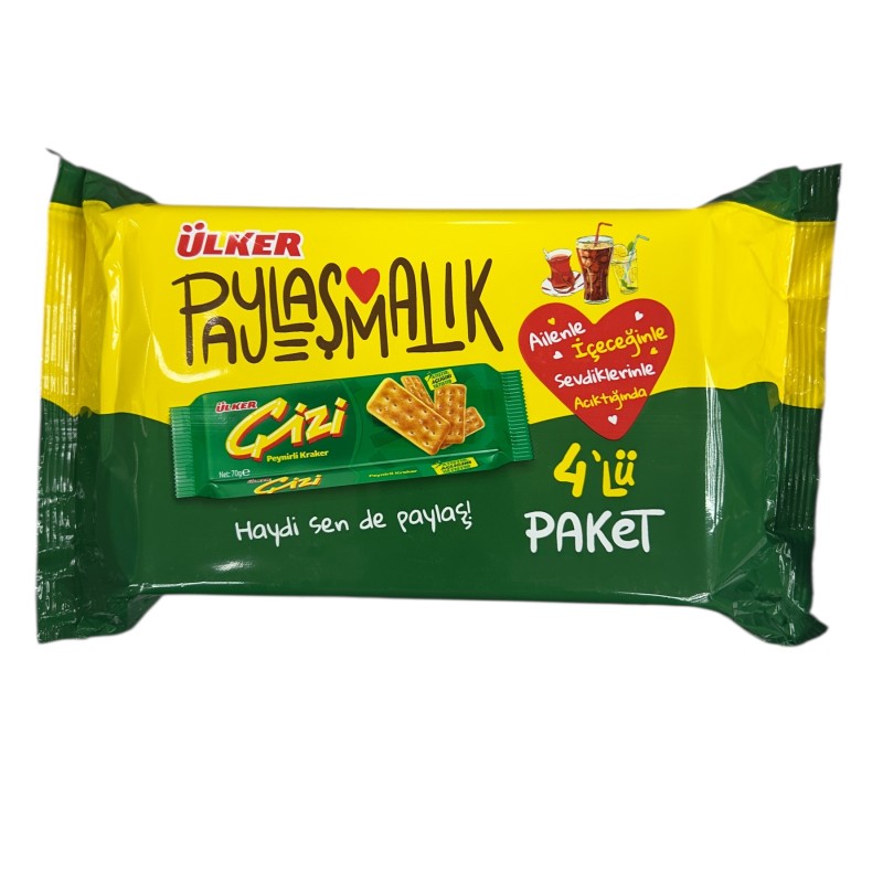 Ulker Cizi Cheese Cracker 4x70g