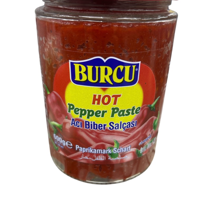 BURCU HOT PEPPER PASTE 600 GR