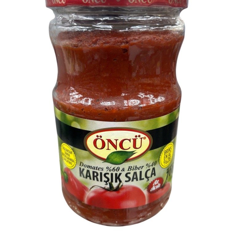 ONCU MIXED TOMATO &amp; PEPPER PASTE 700 GR