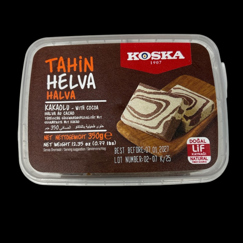 KOSKA COCOA HALVA - KAKAOLU TAHIN HELVA 350 GR