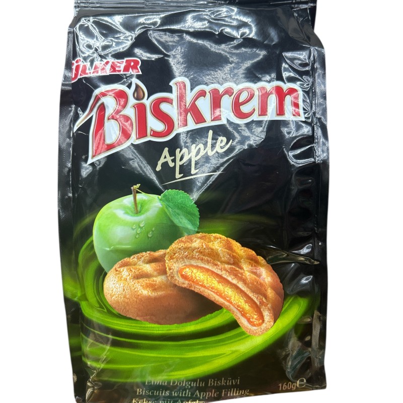 ULKER BISKEREM APPLE BISCUIT 160G