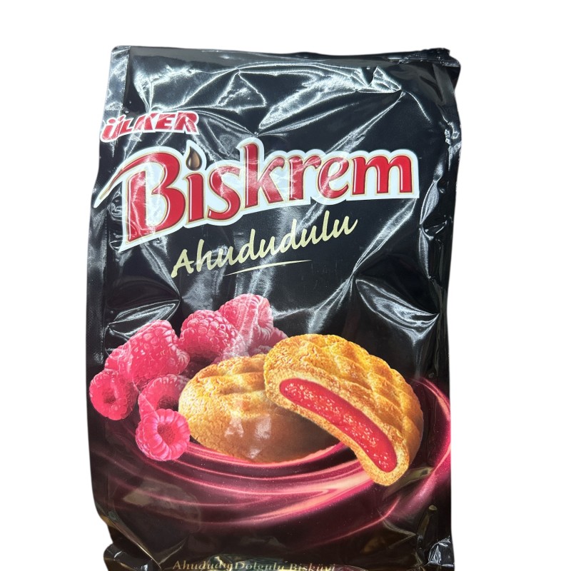 ULKER BISKEREM RASPBERRY BISCUIT 160G