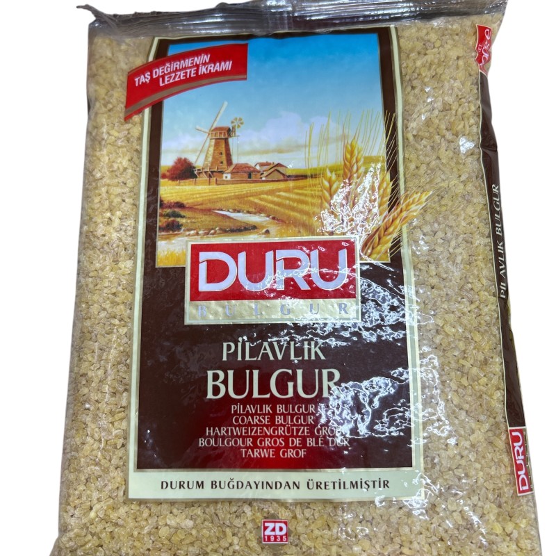 DURU COARSE BULGUR - PILAVLIK 1KG