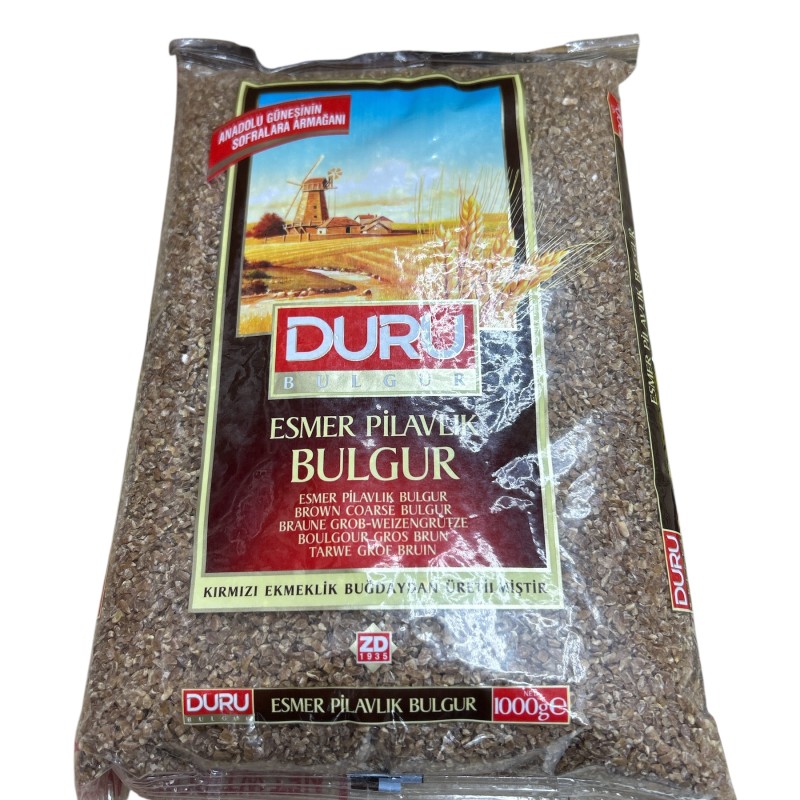 DURU COARSE BROWN BULGUR - PILAVLIK ESMER 1KG