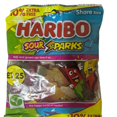 Haribo Sour Sparks (V) 154g