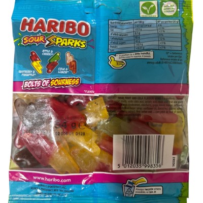 Haribo Sour Sparks (V) 154g