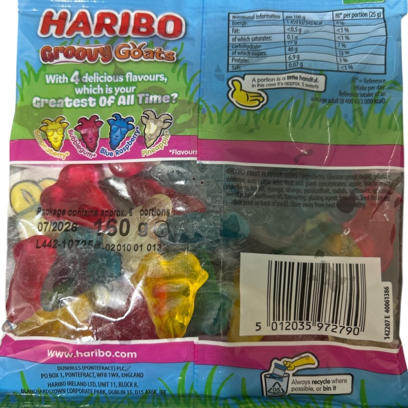 Haribo Groovy Goats 160g