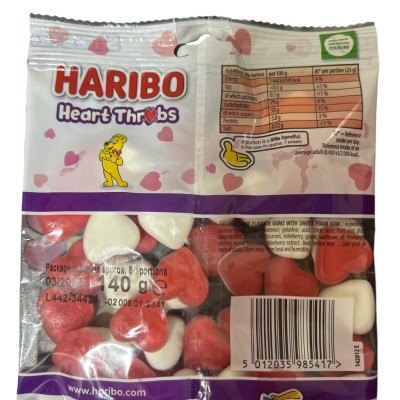 Haribo Heart Throbs 140g