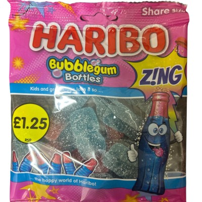 Haribo Bubblegum Bottles 140g