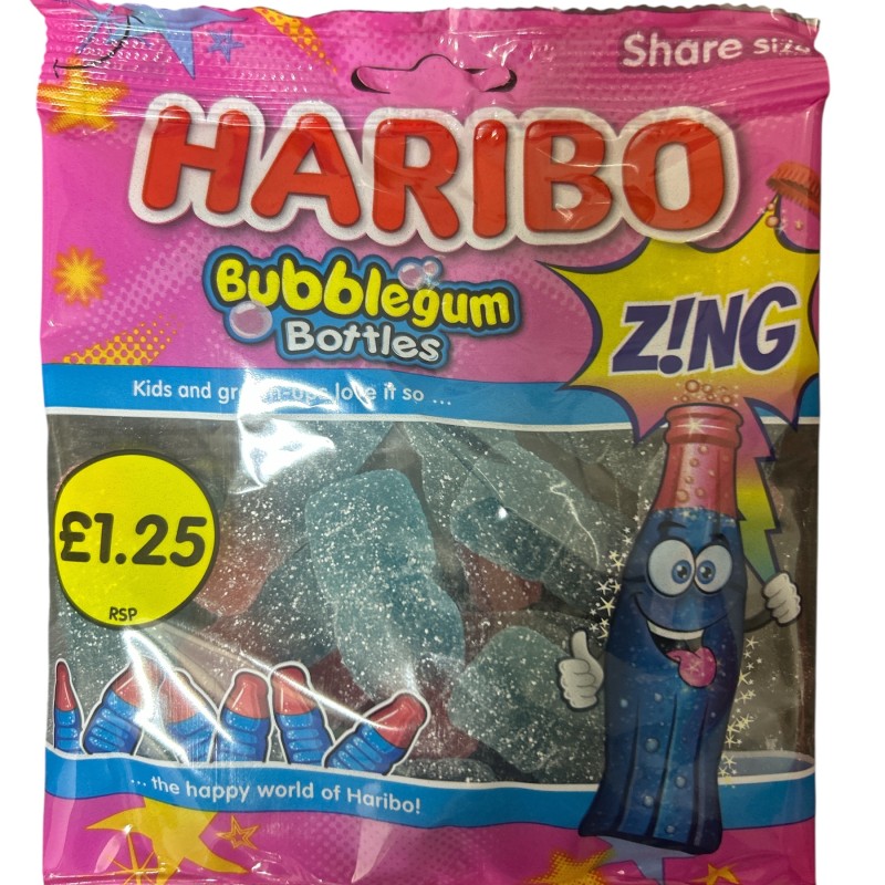 Haribo Bubblegum Bottles 140g