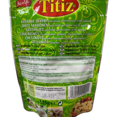 Titiz Kestane Seker Halal 125g